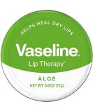 Vaseline Aloe Vera Lip Balm 0.6 oz - Pack of 2 | Moisturizing Therapy for Soft Lips - Buy Online on SooperMarket.com