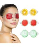 Reusable Gel Eye Mask for Dark Circles & Puffiness - Cold/Hot Packs for Migraine Relief - 3 Pack - Buy Online on SooperMarket.com