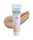 Wet n Wild Bare Focus Tinted Hydrator Tan Medium Deep Matte Finish Oil-Free Makeup with Hyaluronic Acid - Sheer to Medium Coverage - Buy Online on SooperMarket.com
