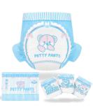 LittleForBig Adult Printed Diapers - 10 Pack Potty Pants (Medium 71-96 CM) Blue - International Shipping Available - Buy Online on SooperMarket.com