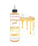 Scrapcooking - Drip Cake Glasur Gold 140g - cake glaze quick -drying - decoration for cakes cakes cookies pop dripcake cookies donut - metallic effect glitter - 4711 - Buy Online on SooperMarket.com