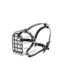 Dingo Metal Muzzle No.8 - Wire Muzzle for Dog Training | Handcrafted Adjustable Leather Strap for Comfort | Ideal for Boxers - 14010 - Buy Online on SooperMarket.com