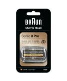 Braun Electric Shaver Head Replacement Part 94M Silver, Compatible with Series 9 Pro and Series 9 Electric Razors for Men - Buy Online on SooperMarket.com