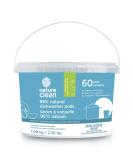 Nature Clean Natural Dishwasher Pods, 60 count. High Performance Dishwasher Detergent Pods With 96% Naturally Derived Ingredients From Plants And Minerals. Spot & Residue-Free, No chlorine, Unscented 60 pacs/816 g - Buy Online on SooperMarket.com