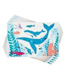 Under the Sea Stick-On Disposable Baby Placemats - 50 Pack (12 x 18 in) | Kids Fun & Hygienic Dining Solution - Buy Online on SooperMarket.com