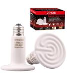 Dernord reptiles thermal lamp Terrarium 150 watt 2 pieces - ceramic heating spotlights for turtle primeval crayfish spider chicks quail e27 heating lamp animals whitex2 150W - Buy Online on SooperMarket.com