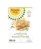 Simple Mills Almond Flour Crackers, Rosemary & Sea Salt - Gluten Free, Vegan, Healthy Snacks, 4.25 Ounce (Pack of 1) Rosemary & Sea Salt 4.25 Ounce (Pack of 1) - Buy Online on SooperMarket.com