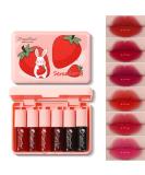 6 Colors Lip Tint Stain Set  Korean Lip Gloss Lip Tint Stain Plumping Mini Liquid Lipstick  Multi-use Lip and Cheek Tint  Long lasting Non-Stick Cup Waterproof  High Pigment  Vivid Color  Lip Tint Makeup Set B - Buy Online on SooperMarket.com