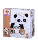 Eichhorn - Pull-along toy panda with sounds and movement 15 cm long made of birch wood from 1 year Single - Buy Online on SooperMarket.com