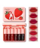 Eakroo 6 Colors Lip Tint Stain Mini Liquid Lipstick  Korean Lip Gloss Moisturizing Natural Lip Tint  Multi-Use Lip and Cheek Tint  Non-Stick Cup  Lightweight  High Pigment  Long-Lasting  Vivid Color Set A - Buy Online on SooperMarket.com