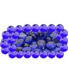 Arsuk Glassenic Deko Blue - Flat Stones for Decoration 0.955 kg - Perfect for Party Tables Vases Aquariums & Weddings - Buy Online on SooperMarket.com