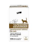 Elanco Tapeworm Dewormer (praziquantel tablets) for Cats 3-Count Praziquantel Tablets for Cats and Kittens 6 Weeks and Older - Buy Online on SooperMarket.com