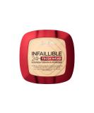 L'Or al Paris Infallible 24H Fresh Wear Foundation in a Powder Full-coverage Longwear Weightless Smooth Finish Water-proof and Transfer-proof 130 True Beige 130 True Beige 9 g (Pack of 1) - Buy Online on SooperMarket.com