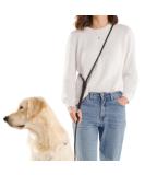 Hands-Free Dog Leash - 2m Adjustable Belly Belt 3-in-1 Running & Training Leash for Large & Small Dogs - Rope Leash in Black - Buy Online on SooperMarket.com