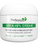 PurOrganica Urea 40% Foot Cream - No Pumice Stone - Callus Remover - Moisturizes & Rehydrates Thick, Cracked, Rough, Dead & Dry Skin - For Feet, Elbows and Hands - Made in USA Pack of 1 - Buy Online on SooperMarket.com