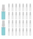 Belle vous 30 pieces Small 20 ml atomizer spray bottle Fine pump spray bottle with lid - refillable leak -safe plastic bottle for cleaning for perfumes essential oils - travel size BVOUS -MSB -1 - Buy Online on SooperMarket.com
