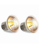Caldarax 2 Pack Reptile Heating Bulb E27 Dimmable UVA UVB Bulb Tortoise 25W Turtle Basking Bulb for Reptiles and Amphibians Heat Lamp Bulb for Tortoise Bearded Dragon Lizard Snake - Buy Online on SooperMarket.com