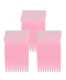 WBCBEC 30 Pieces Eyebrow Razor Shaper Trimmer Shaver Facial Razor with Precision Cover for Women and Men Pink - Buy Online on SooperMarket.com