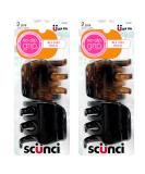 Scunci No-Slip Grip Chunky Jaw Clips All-Day Hold 2-Pieces per Pack (2-Pack) 2 Count (Pack of 2) - Buy Online on SooperMarket.com