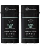 Barrel and Oak - Aluminum-Free Deodorant Deodorant for Men Essential Oil-Based Scent 24-Hour Odor Protection Warm Oak & Spicy Bergamot Gentle on Sensitive Skin Vegan (Black Oak 2.7 oz 2-Pack) - Buy Online on SooperMarket.com