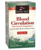 BRAVO TEAS&HERBS Blood Circulation Herbal Tea - Caffeine Free, 20 Count | Natural Wellness - Buy Online on SooperMarket.com