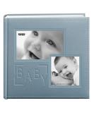 Pioneer Photo Albums DA-200COLB/B 200-Pocket Embossed Baby Leatherette Frame Cover Album for 4 by 6-Inch Prints, Blue - Buy Online on SooperMarket.com