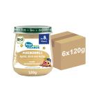 BABY FRECHE FREUNDE Organic Baby Porridge Jar Evening Porridge Apple Cinnamon with Oats - 6x120g - Buy Online on SooperMarket.com