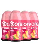 More Zerup Peach Iced Tea 4 x 65 ml for up to 32 l finished drink sugar -free syrup with real fruit extracts vegan zero calories - made in germany 4x peach Ice tea - Buy Online on SooperMarket.com