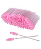 XPP Disposable Eyelash Brushes 100PCS Eye Brow Spoolie Castor Oil Brush Mascara Wands Cosmetic Makeup Tools(Crystal Pink) - Buy Online on SooperMarket.com