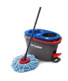 O-Cedar EasyWring RinseClean Microfiber Spin Mop & Bucket Floor Cleaning System, Grey RinseClean Spin Mop & Bucket Cleaning System - Buy Online on SooperMarket.com