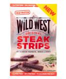 Wild West Steak Strips 25g - Original Beef Jerky | High Protein Dried Meat Snack - Buy Online on SooperMarket.com