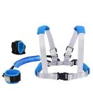 Blisstime 2 in 1 Toddler Leash -Anti Lost Wrist Link for Toddlers -Toddler Harness,Baby Leash,Leash for Toddlers,Wrist Leashes,Child Leashes for Toddlers,Not Easy to Open Without Key blue - Buy Online on SooperMarket.com