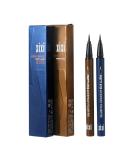 Vtrem 2 Pack Blue Eyeliner Pencil - Waterproof Navy Blue/Light Brown Liquid Eyeliner Pen Set for Smudge Proof, Long Lasting Makeup - Korean Glitter Liner Tools - Buy Online on SooperMarket.com
