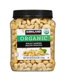 Kirkland Signature Organic Unsalted Cashews 40 Oz - 2.5 lb Pack | Premium Quality Nuts - Buy Online on SooperMarket.com