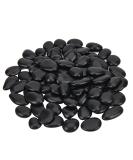 Hisredsun 3.96 lb Black Polished Stones Natural River Pebbles Gravel for Aquarium Flowerpot Landscaping Vase Fillers and Garden Decoration 1.8 Kilograms Black - Buy Online on SooperMarket.com