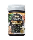 Ultra Fresh Baby Fish Food, 50% Sword Prawns Shrimps, Slow Sinking, Substitute for Baby Brine Shrimp, for Fry's Health and Cleaner Water, New Born Fish Micron Shrimp Patties 0.7oz - Buy Online on SooperMarket.com