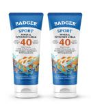 Badger Reef Sport Mineral Sunscreen Cream 2.9 fl oz (2 Pack) - Buy Online on SooperMarket.com