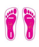 25 Pairs Pink Disposable Spray Tanning Feet Pads - Sunless Airbrush Tent Foot Protection - Buy Online on SooperMarket.com