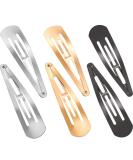 30-Piece 4 Inch Snap Hair Clips for Women - Metal Snap Barrettes for Thin Hair - Large No-Slip Hair Pins - Girls & Women Hair Accessories - Buy Online on SooperMarket.com