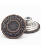 20mm Copper Tack Buttons - 12 Sets Combo for Jean Replacement - Buy Online on SooperMarket.com