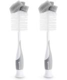 Munchkin Sponge Bottle Brush 2 Count - Grey  - Buy Online on SooperMarket.com