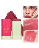 Ofanyia Cream Blush Stick - Multi-Use Lip and Cheek Tint - Velvet Matte Texture - Cruelty Free - (02# Hot Red) - Buy Online on SooperMarket.com