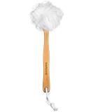 Long Handled Shower Loofah on a Stick Body & Back Scrubber - Bath Sponge Brush with Wood Handle for Men & Women - Easy Reach Lotion Applicator - 1 Count - Buy Online on SooperMarket.com