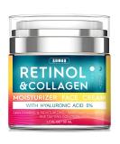 Buy Retinol Cream with Hyaluronic Acid - Anti-Aging Day-Night Moisturizer for Men & Women | Reduces Wrinkles & Dryness - 1.78 Oz - Buy Online on SooperMarket.com