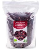 Organic Hibiscus Flowers | Egyptian | Premium Quality | 1Kg BIO| Big Petals for Loose Tea - Buy Online on SooperMarket.com