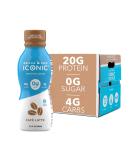 ICONIC Beverages Protein Drinks  Cafe Latte  Low Carb  High Protein  20G Protein + 180mg Caffeine  Grass Fed  Lactose Free  Gluten Free  Non-GMO  Kosher  Keto Friendly  11.5 Fl Oz (Pack of 12) - Buy Online on SooperMarket.com