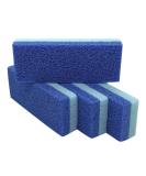 Foot Pumice Stone for Feet Hard Skin Callus Remover and Scrubber (Pack of 4) (Blue) - Buy Online on SooperMarket.com