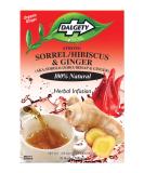 Dalgety Sorrel/Hibiscus & Ginger Herbal Infusion 3x45g Cartons (3 Pack) 100% Natural Caffeine-Free Tea (Total 54 Teabags) Our Delicious Tea Builds the Immune System Fights Fatigue & Boosts Energy - Buy Online on SooperMarket.com