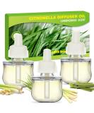 SCENTORINI Citronella Plugin Refills - Compatible with Air Wick Scented Oil Warmers | Essential Oil Air Fresheners for Home & Bathroom | 3 Refills - Buy Online on SooperMarket.com