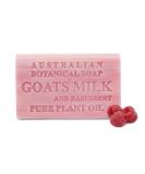 Australian Botanical Goats Milk Soap with Raspberry 6.6 oz | Shea Butter Enriched | All Skin Types | 1 Count - Buy Online on SooperMarket.com